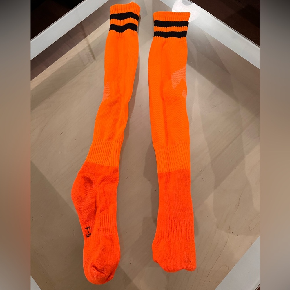 Bright Orange Athletic Soccer Socks